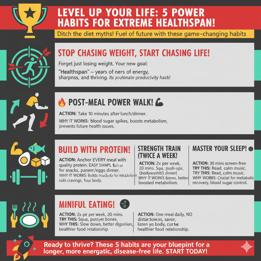 Weight Loss Lies: 5 Habits That Actually Extend Life