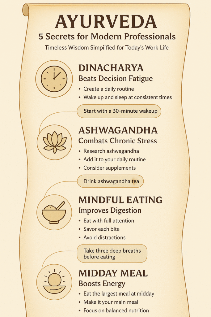 Ayurveda: 5 Time-Tested Secrets to Energize the Modern Indian Workforce
